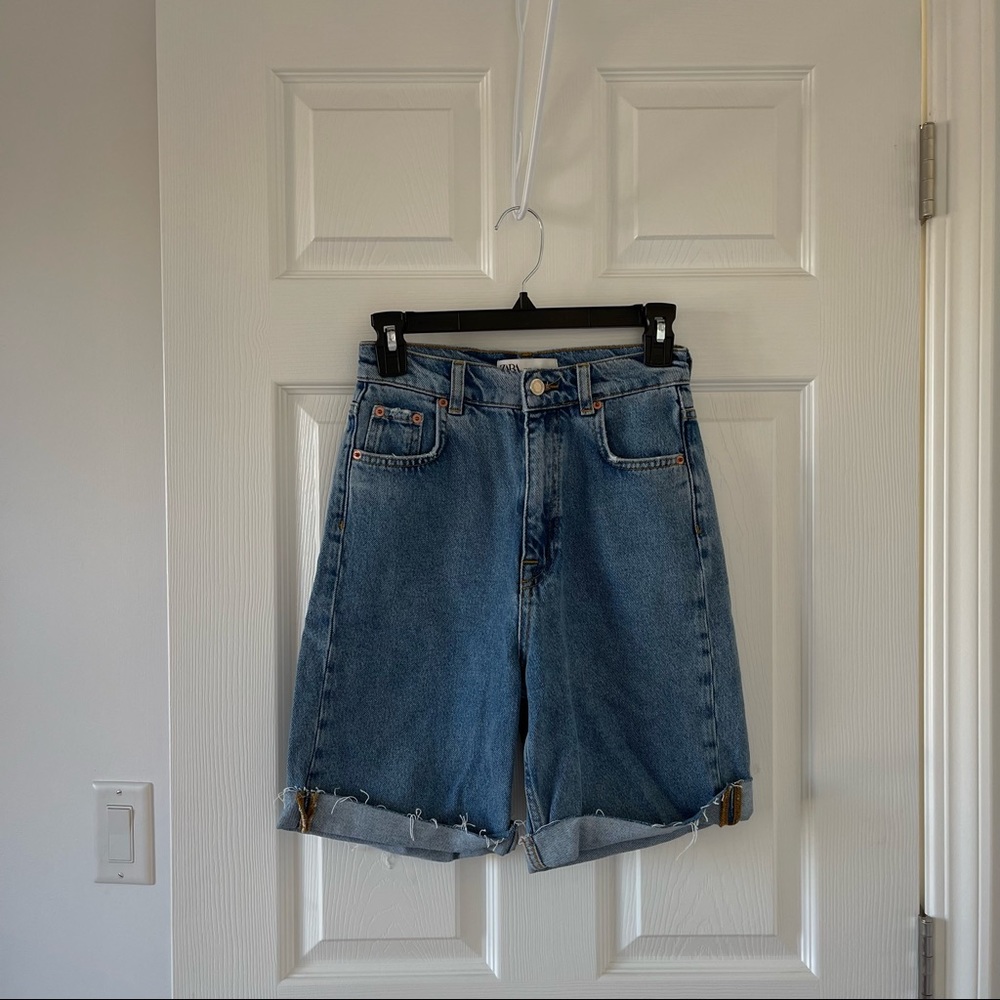 zara bermuda shorts
